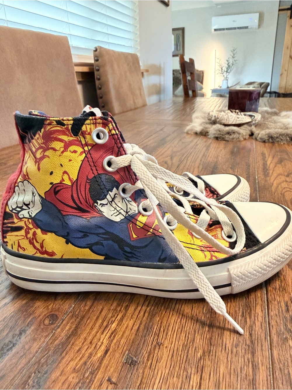 Converse Kids High-Top Comic Sneakers - Red/Yellow/Blue